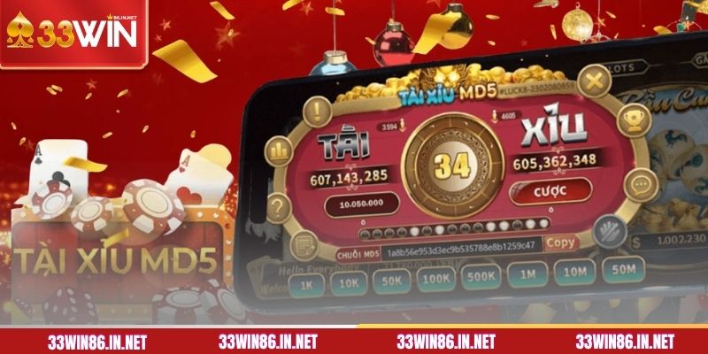 Luật đánh Tài Xỉu MD5 trên 33WIN